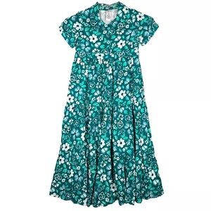 NWT Sincerely Jules girls Floral Green Kids Dress